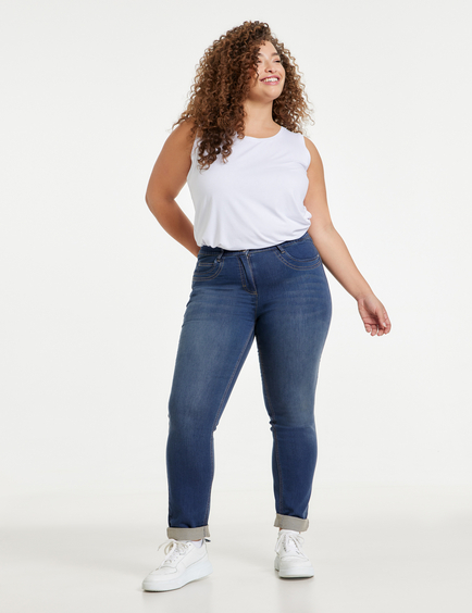 5 Pocket Jeans In 7 8 Lange Betty Jeans In Blau Gerry Weber