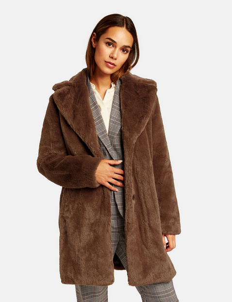 soft faux fur coat