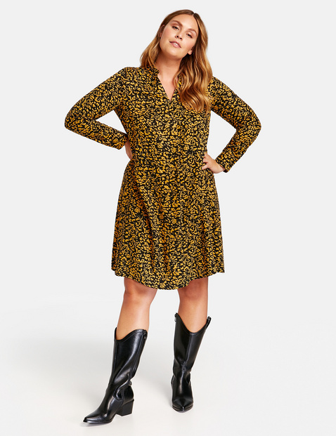 animal print shirt dress