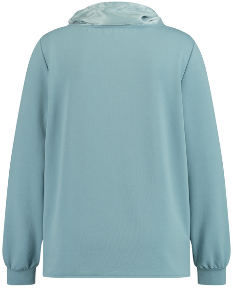 aqua blue sweatshirt