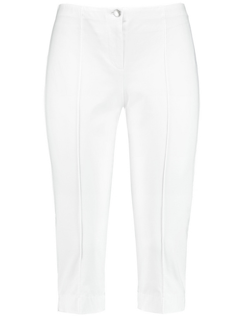 white capri trousers