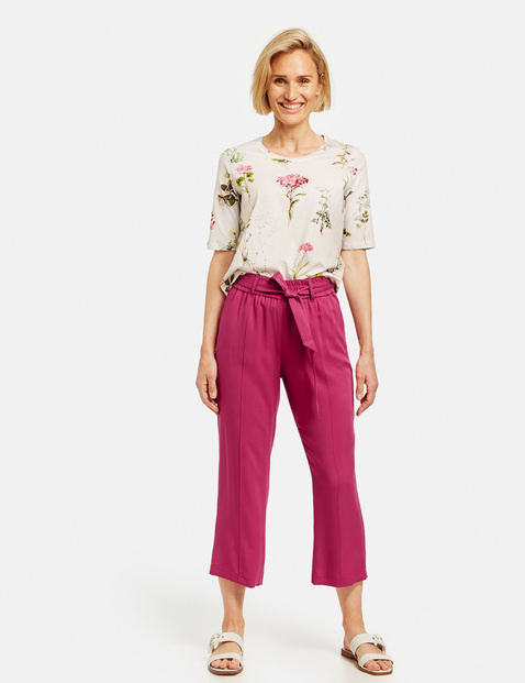 Luftige 7 8 Hose In Pink Gerry Weber