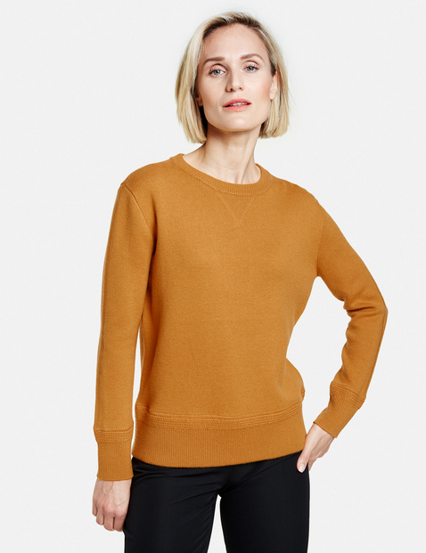 Flauschiger Pullover Mit Kaschmir In Gelb Gerry Weber