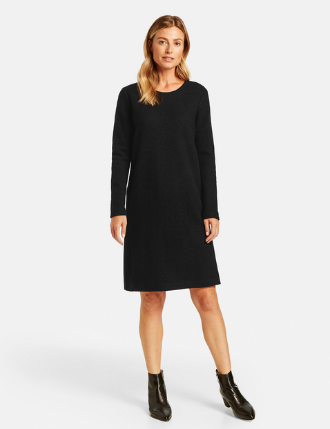 Kleid Aus Gekochter Wolle In Schwarz Gerry Weber