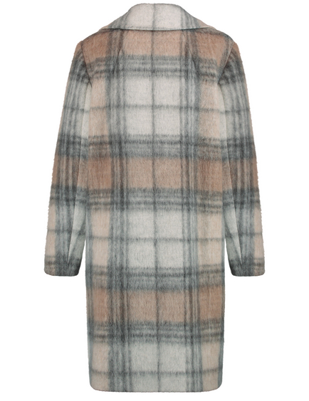 celinna wool checked coat