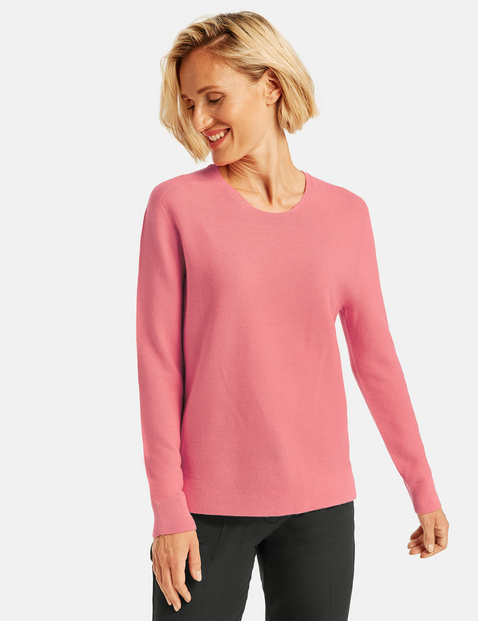 Pullover Aus Reiner Baumwolle In Pink Gerry Weber